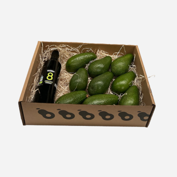 Caja con 3KG de Aguacate fuerte y aceite